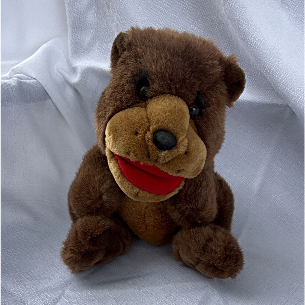 Plush Creations, Inc. Brown/Tan Bear Hand Puppet Plush Small (6-14 in) 2000